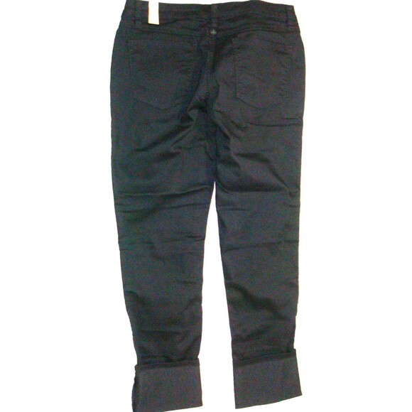 New NWT Womens 8 29 Prana Kara Jeans Skinny Black Out Cuffed Stretch Organic - Picture 7 of 7